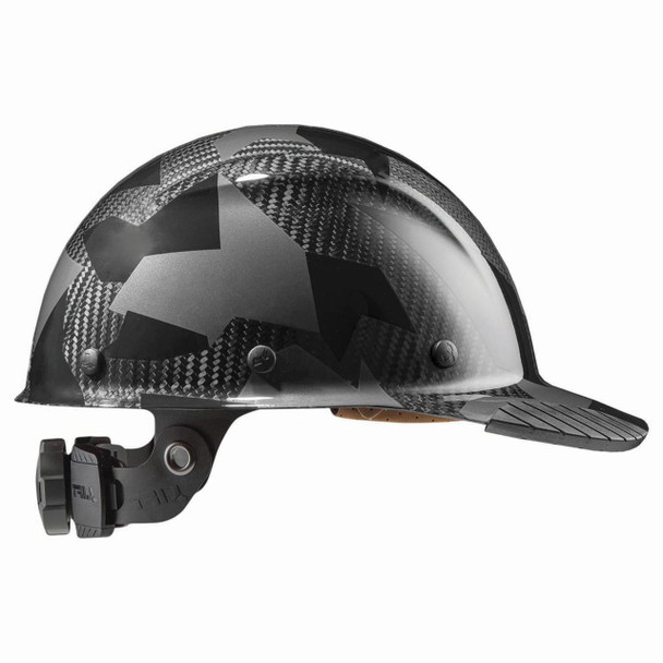 LIFT DAX Black Camo Carbon Fiber Cap Brim Hard Hat