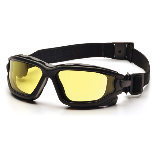 Amber Anti-Fog Pyramex I-Force Dual Pane H2X Anti-Fog Safety Goggles
