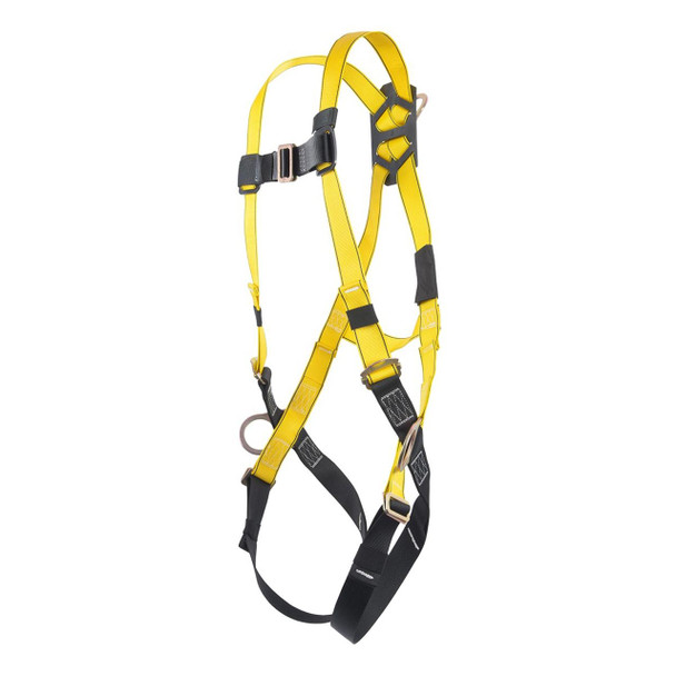 MSA Workman Safety Harness - 3 D Rings with Qwick Fit Buckles - 10072485 (SXL)
