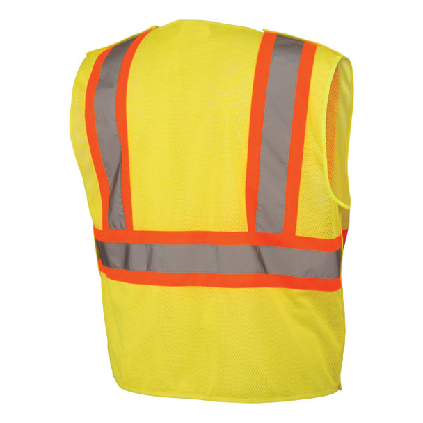 Pyramex RVHL27 Type R Class 2 High-Vis Two-Tone Breakaway Mesh Safety Vest