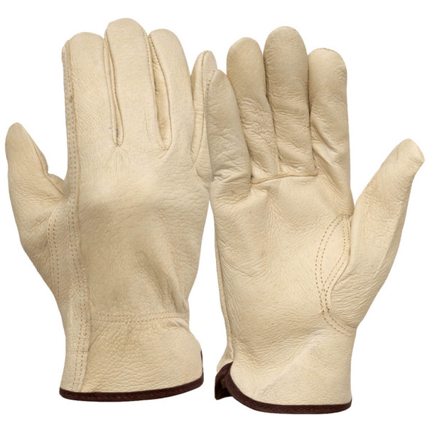 Pyramex GL4001K Select Grain Pigskin Leather Driver Gloves