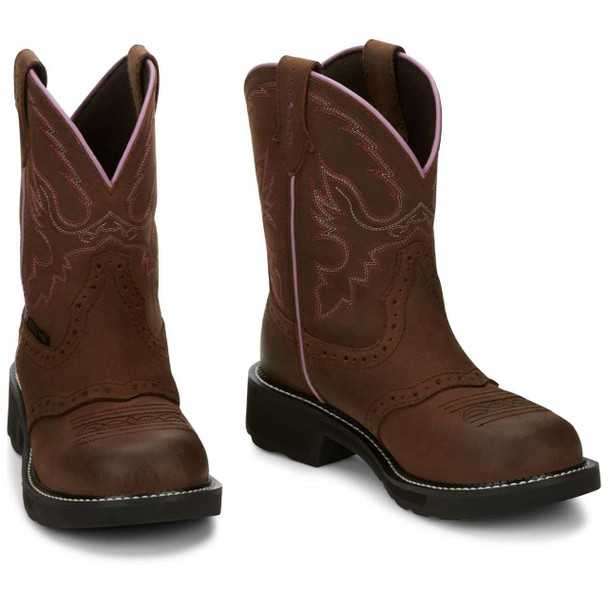 Justin Women's Wanette 8" Waterproof EH Steel Toe Boots