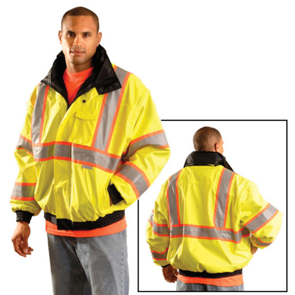 OccuNomix Type R Class 3 High-Vis Premium 4-in-1 Bomber Jacket - LUX-TJBJ2