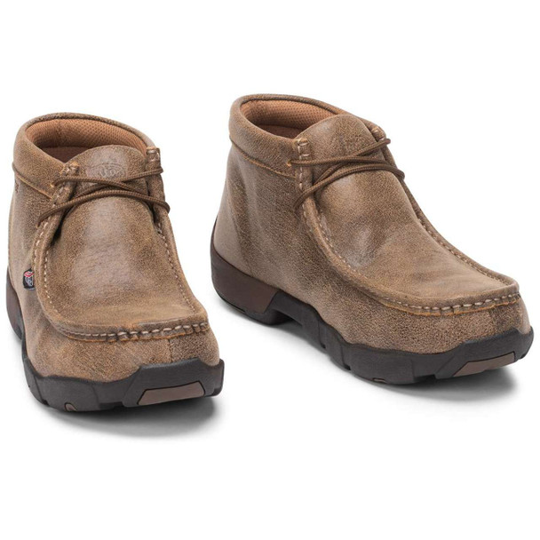 Justin Men's Cappie 4" Tan EH Steel Toe Boots - 237