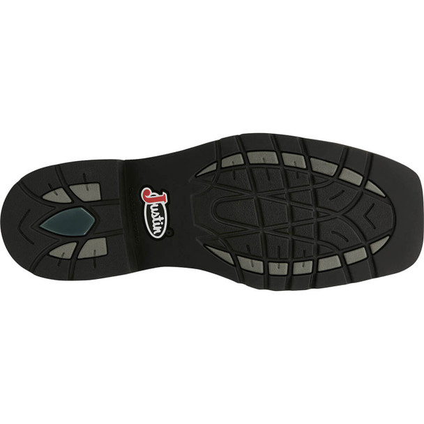 Justin Men's Driller 11" Black EH Composite Toe Boots - SE4818