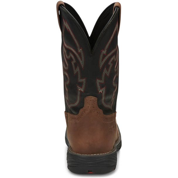 Justin Men's Rush 11" Tan Waterproof EH Nano Composite Toe Boots - WK4337