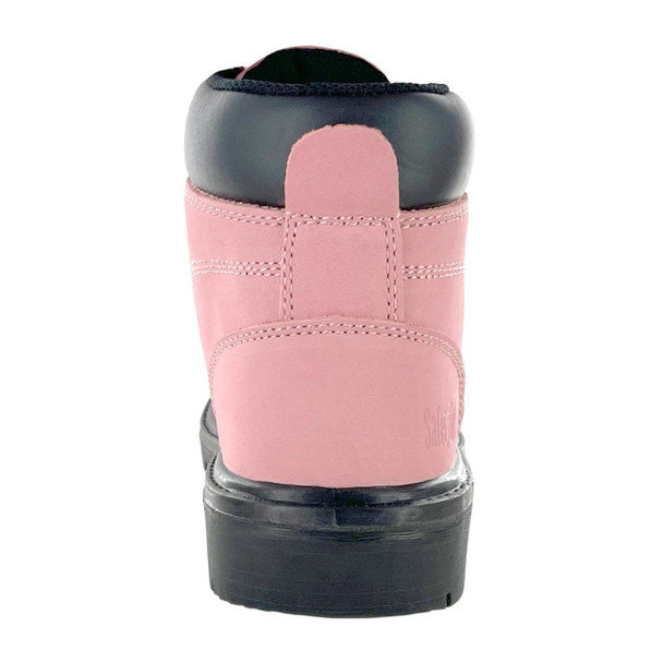 Safety Girl Women's Somerset Pink 6" Waterproof EH PR Steel Toe Boots - 15501-PNK