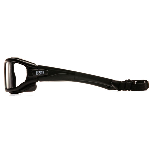 Pyramex I-Force Slim Dual Pane Goggles - H2X Anti-Fog Lens - Black Strap/Frame