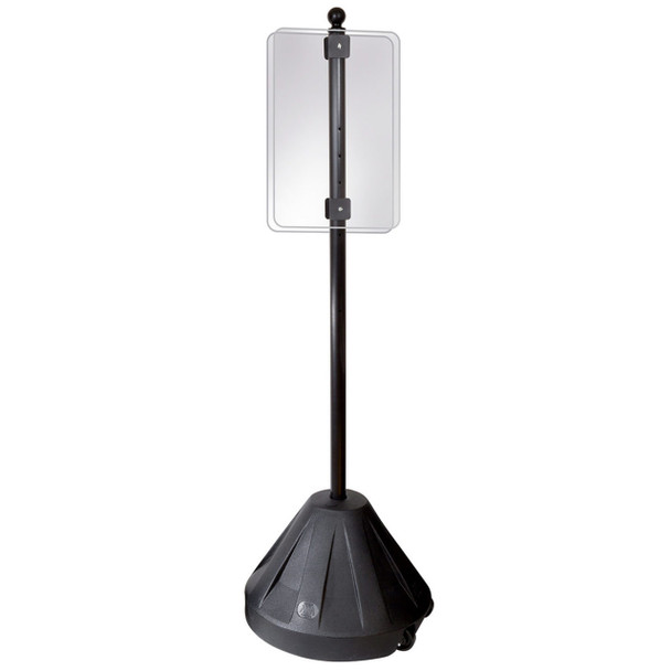 PP2 Tip'n Roll Portable Sign Pole - Black 60"