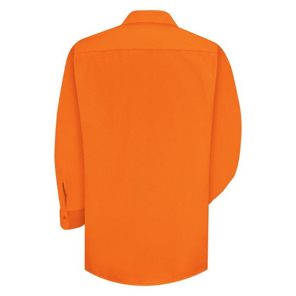 Red Kap Hi-Visibility Long Sleeve Work Shirt - SS14-EHV