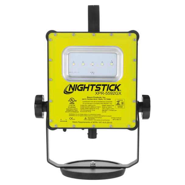 Nightstick Intrinsically Safe Magnetic Scene Light w/Blow Molded Case - Li-Ion - Green - UL913 / ATEX