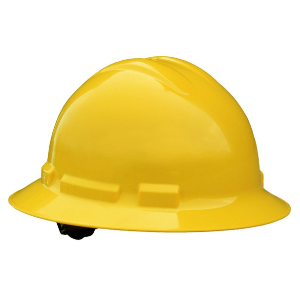 Yellow Radians Quartz 6-Point Ratchet Full Brim Hard Hat - QHR6