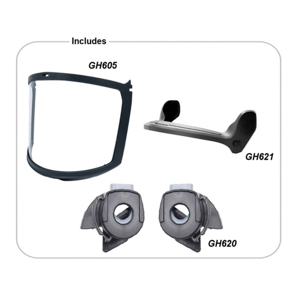 GE Full Face Visor Kit - GH603