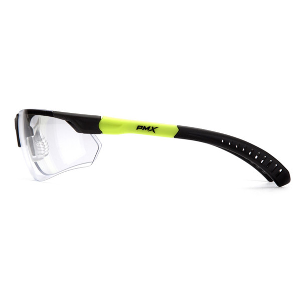 Pyramex Sitecore Safety Glasses - Gray and Lime Frame