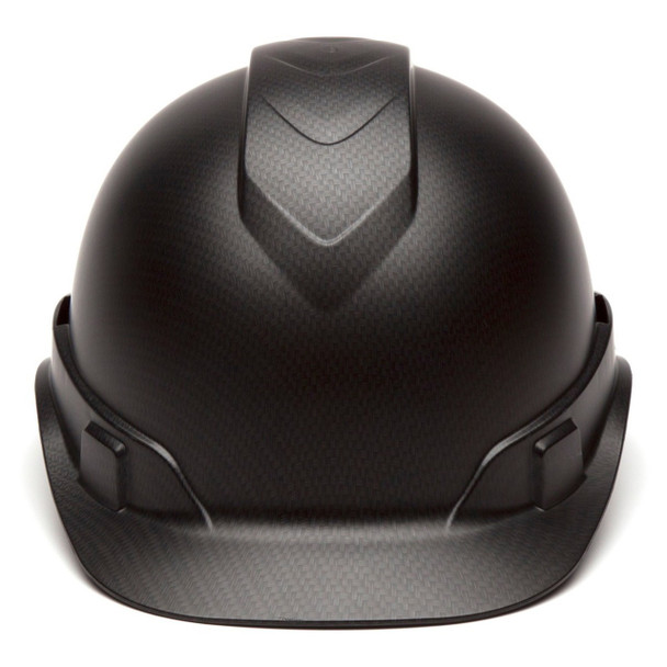 Pyramex Ridgeline Cap Style Hard Hat 4-Point Ratchet Suspension - HP44117 - Black Graphite