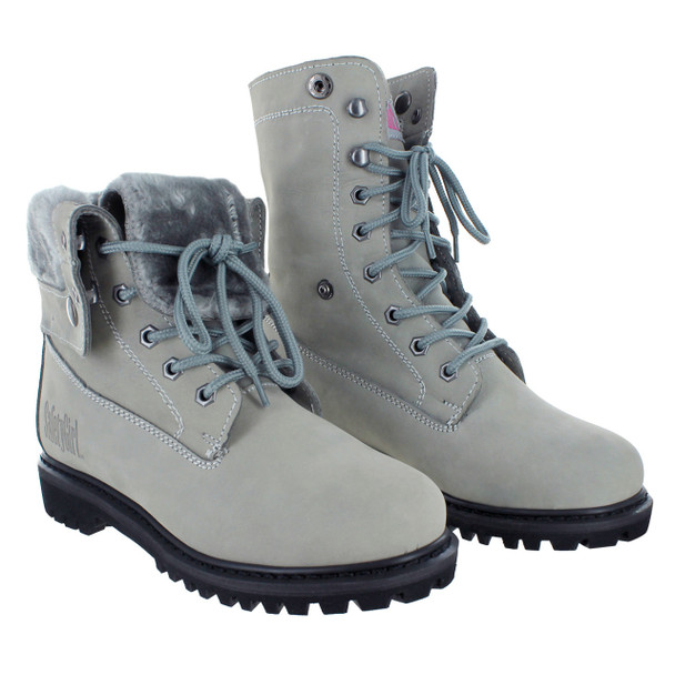 Safety Girl Women's Madison Fold-Down Work Boots - Gray
