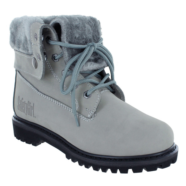 Safety Girl Women's Madison Fold-Down Work Boots - Gray