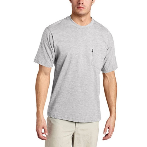 Gray KEY Industries Heavyweight Pocket T-Shirt - 820