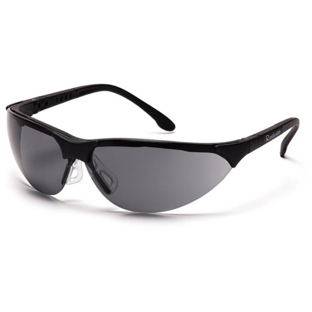 gray Pyramex Rendezvous Black Frame Safety Glasses w. Gray Lens