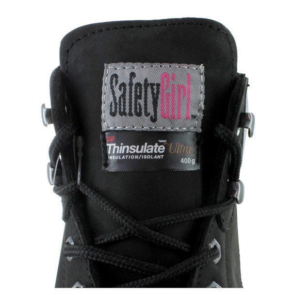 Safety Girl II Insulated Work Boots - Black