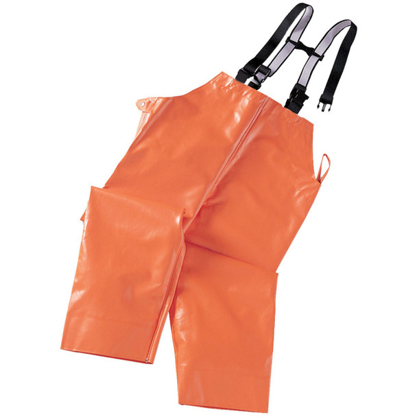 Orange Bib Pants by Dutch Harbor Gear - Heavy Duty - Willapa