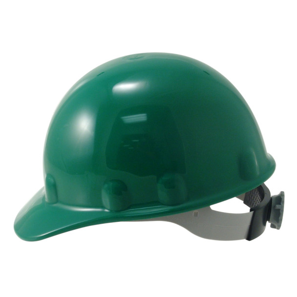 Green Fibre Metal Supereight Hard Hat with Ratchet Suspension