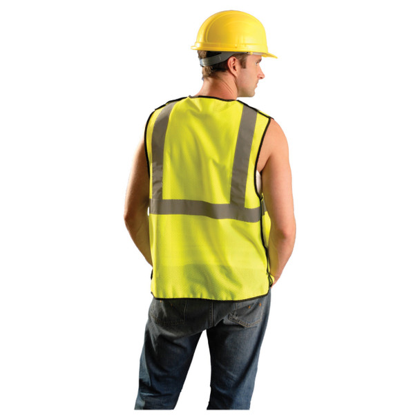 OccuNomix Type R Class 2 High-Vis Breakaway Mesh Safety Vest - ECO-GCB