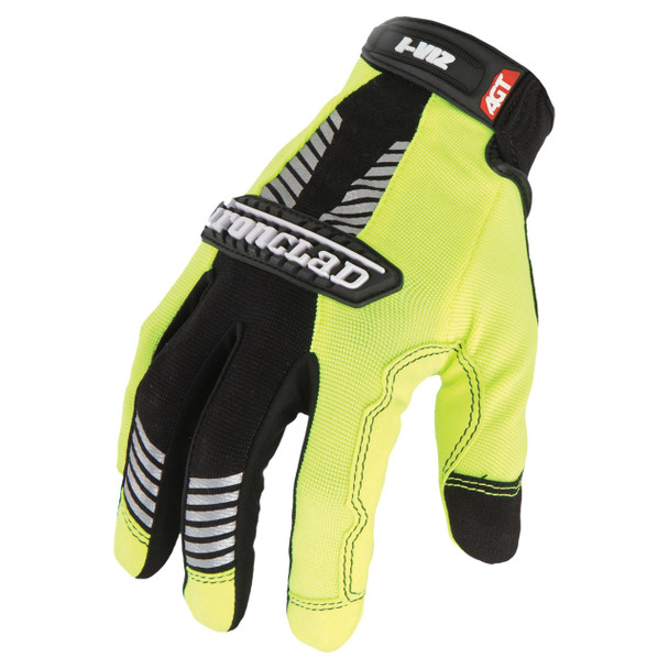 High Vis Green Ironclad I-Viz High-Visibility Reflective Gloves - Single Pair
