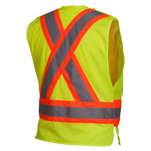 Pyramex RCA27 Type R Class 2 High-Vis Two-Tone X-Back Breakaway Safety Vest