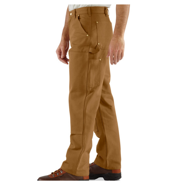 Carhartt Brown Washed-Duck Work Dungaree