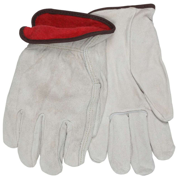 MCR Safety 3150 Fleece Lined Leather Driver Gloves - Single Pair
