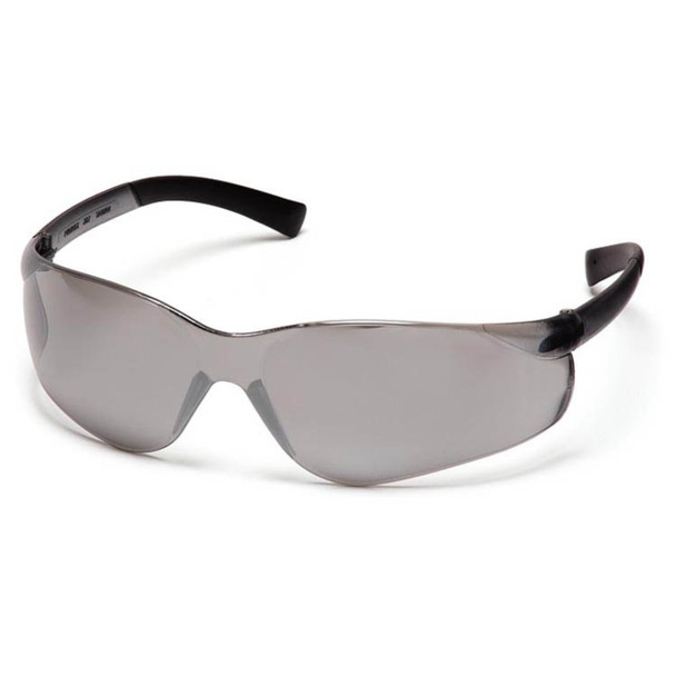 Pyramex Ztek Safety Glasses - Silver Mirror Lens - Silver Mirror Frame
