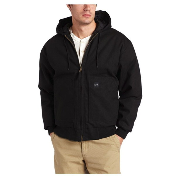 Black KEY Industries Insulated Hooded Duck Jacket - 372.01