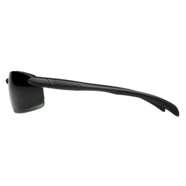 Venture Gear Waverton Safety Glasses - Forest Gray Lens - Black Frame