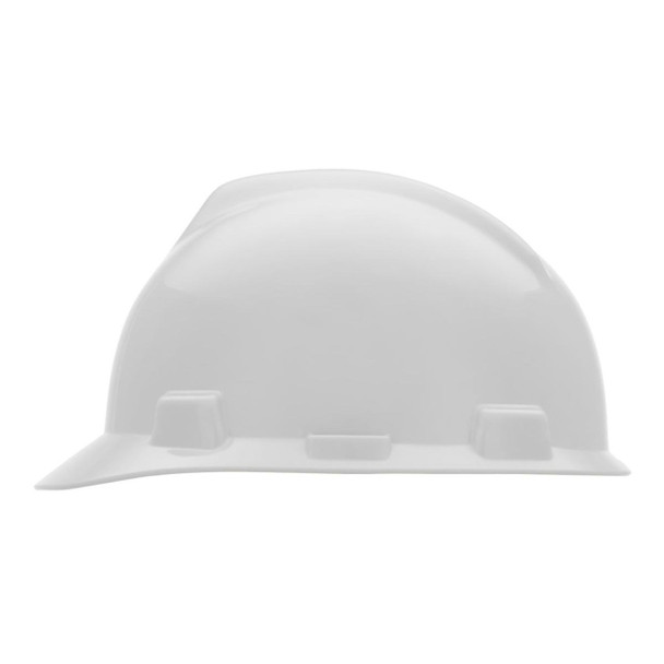 MSA Large V-Gard Cap Style Hard Hat 4-Point Fas-Trac III Suspension