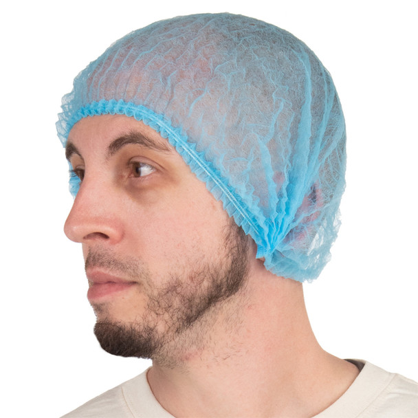 100 Pack Sanitary Bouffant Protective Head Covering- PP2MC