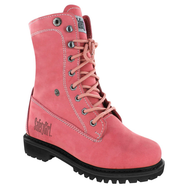 Safety Girl Women's Madison Fold-Down Work Boots - Pink