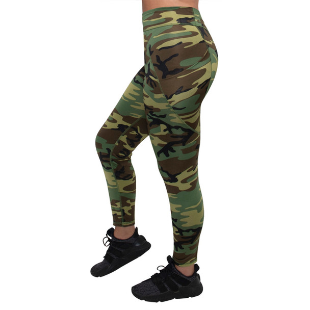 Rothco Women's Performance Camo Leggings With Pockets