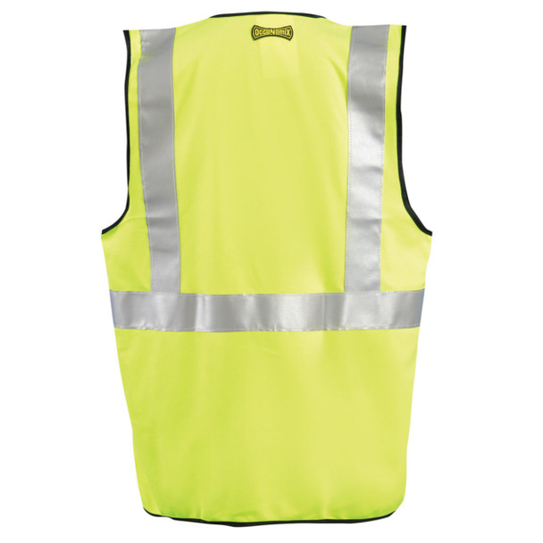 OccuNomix Solid Standard Vest w/Zipper - LUX-SSGZ