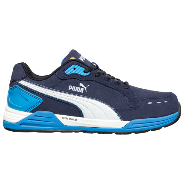 Puma Safety Men's Urban Effect Airtwist Low Navy & White EH Composite Toe Shoes - 644625
