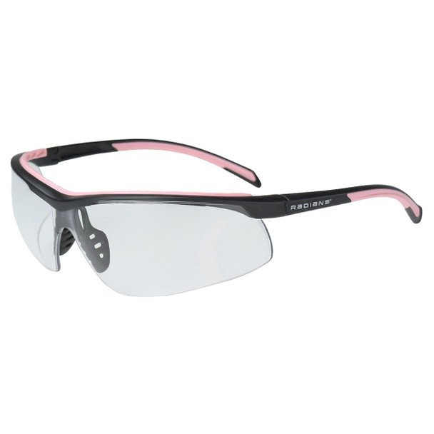 Radians T-71 Pink/Black Safety Glasses - Clear Lens - T71P-10D