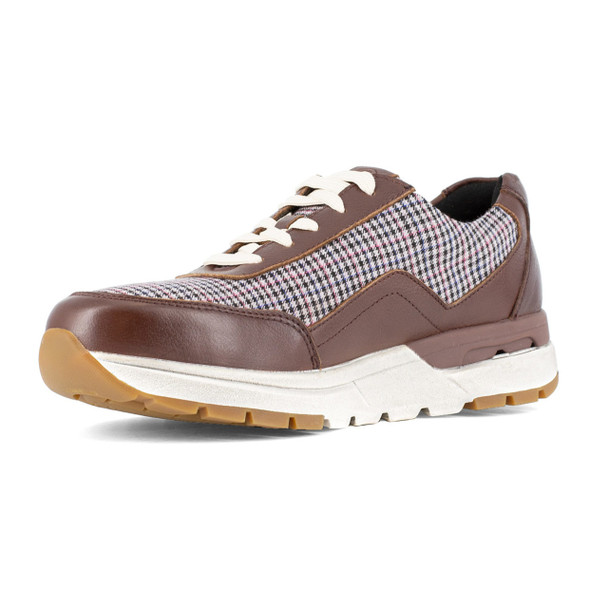 Women's Rockport Pulse Tech Work Sneaker - Brown Plaid RK773