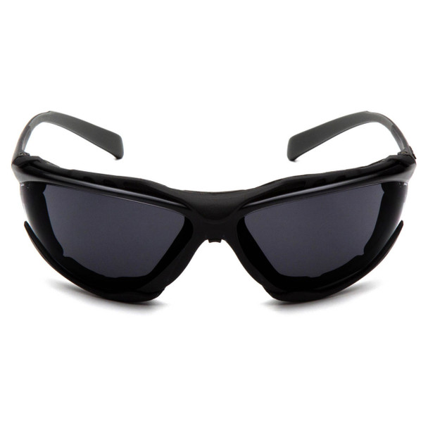 Pyramex Proximity Foam Padded Sealed Safety Glasses H2max Anti Fog Lens Black Frame