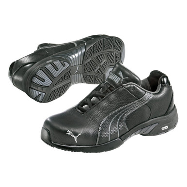 Puma Safety Women's Velocity Low 2.0 Black & Silver SD Composite Toe Shoes  - 643965