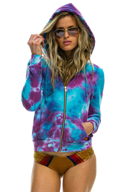 HAND DYED ZIP HOODIE HAND DYED ZIP HOODIE