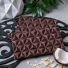 Rum chocolate bar with or without toasted coconut flakes