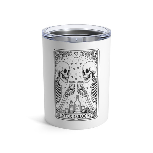 Tarot Card "The Intoxicologist" 10oz Insulated Tumbler