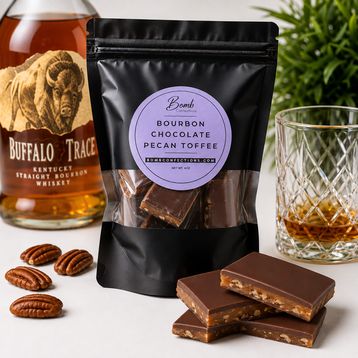Buffalo Trace Bourbon Chocolate Pecan Toffee