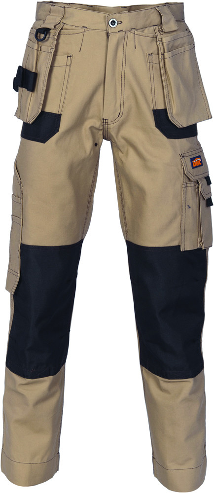 Duratex Cotton Duck Weave Tradies Cargo Pants with twin holster tool pocket - knee pads not included