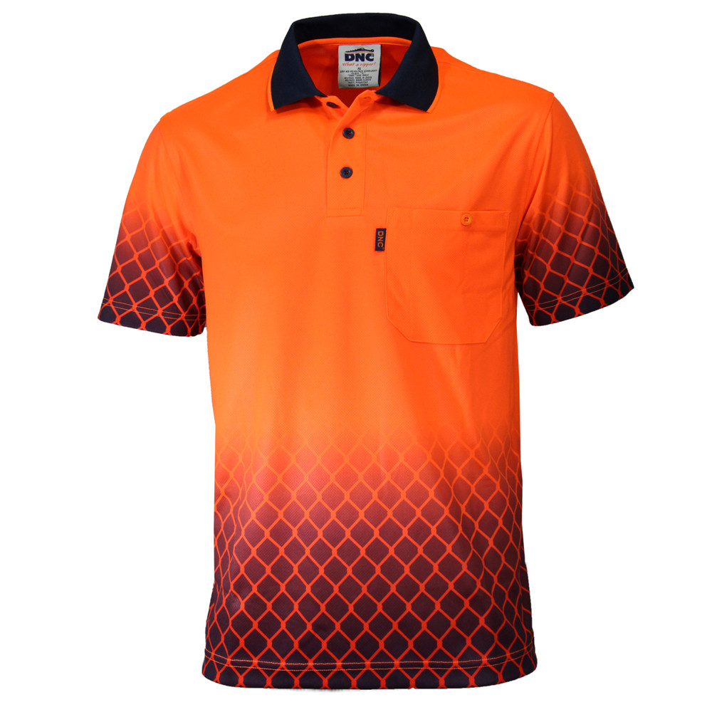 Sublimated Metal Mesh Polo